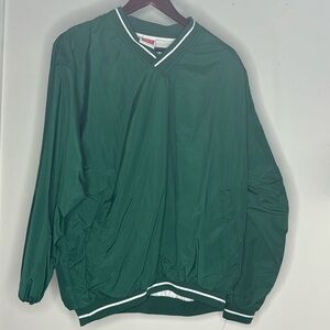 Vintage Rawlings medium  plain green pullover jacket sweatshirt